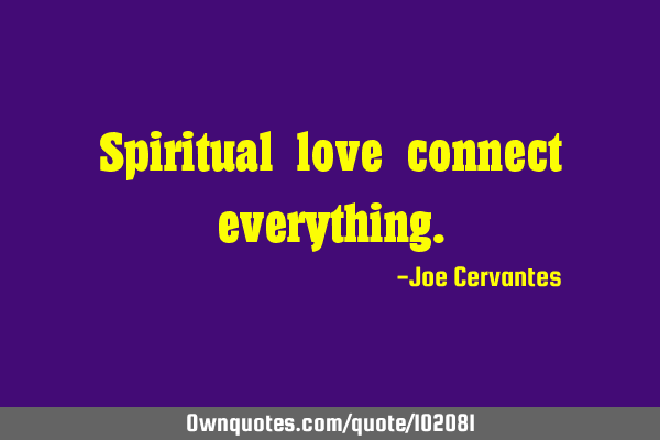 Spiritual love connect