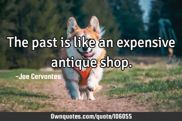 The past is like an expensive antique