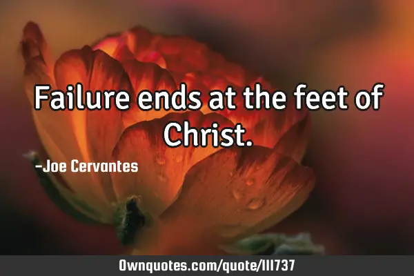 Failure ends at the feet of C