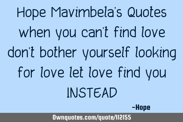 Hope Mavimbela