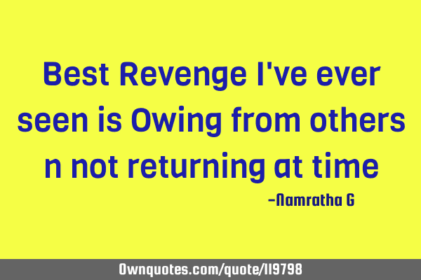 Best Revenge I