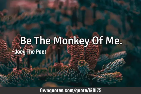 Be The Monkey Of M