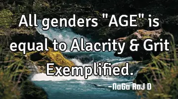 All genders 
