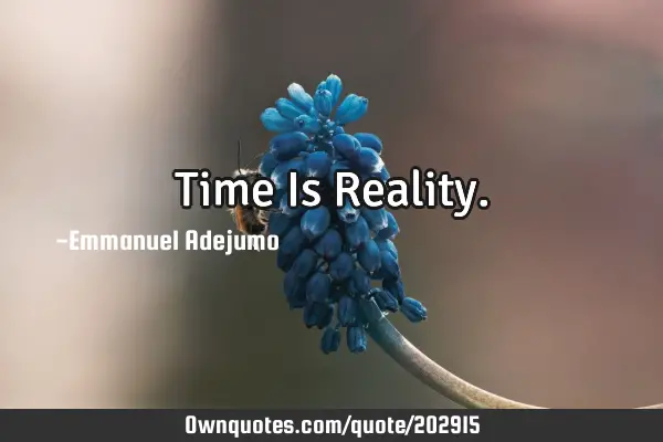Time Is R