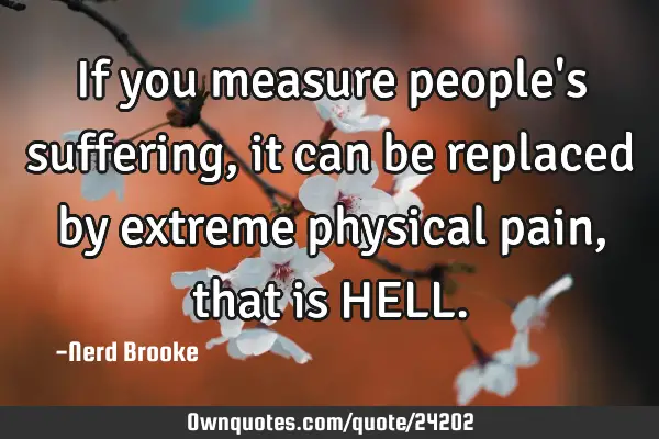 If you measure people