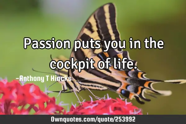 Passion puts you in the cockpit of