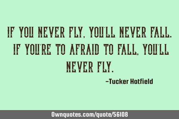 If you never fly, you