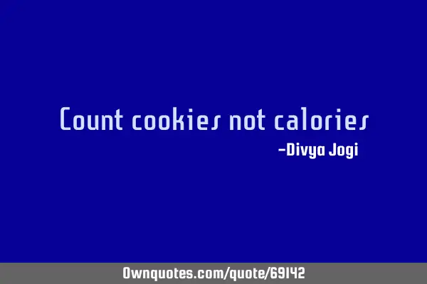 Count cookies not