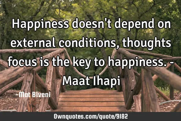Happiness doesn