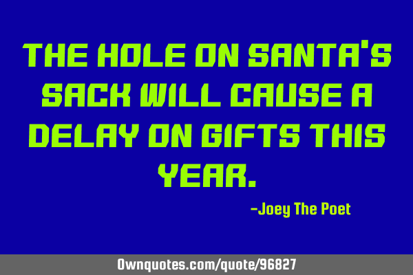 The Hole On Santa