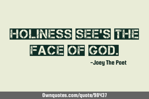 Holiness See