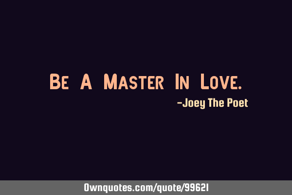 Be A Master In L