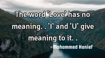 The word 