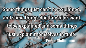 Some things just can