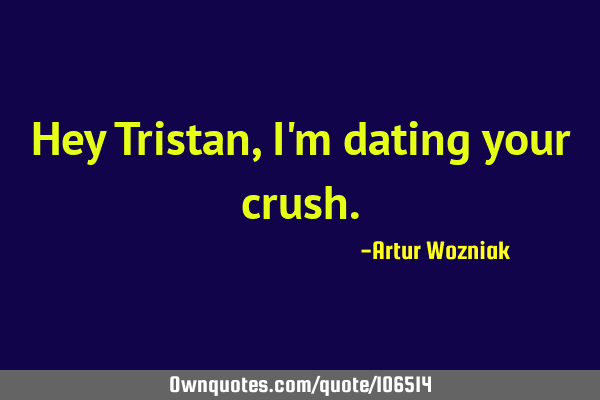 Hey Tristan, I