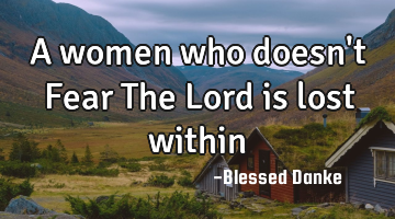 A women who doesn
