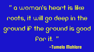 " A woman