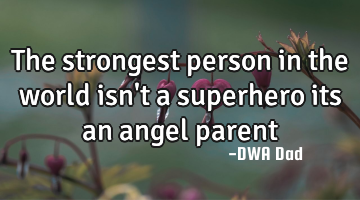 The strongest person in the world isn