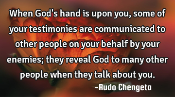 When God