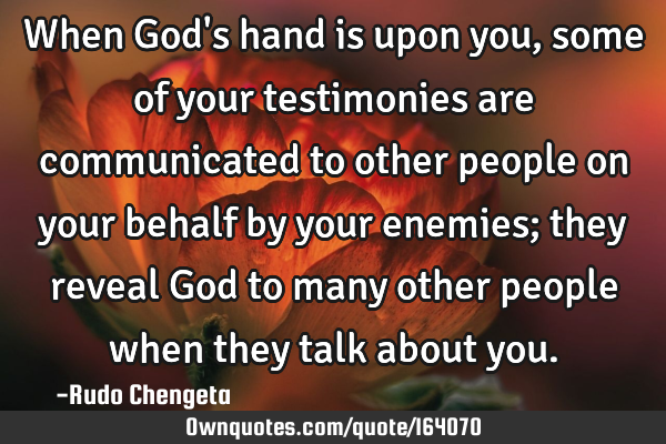 When God