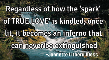 Regardless of how the 