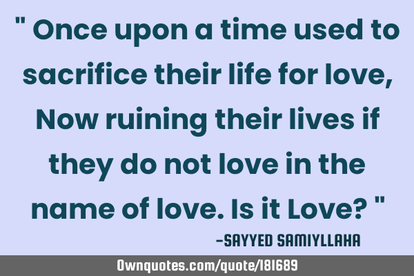 sacrifice love quotes