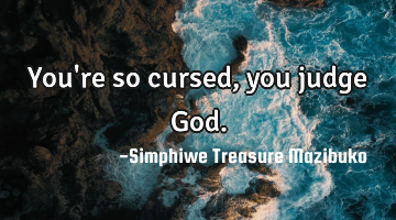 You