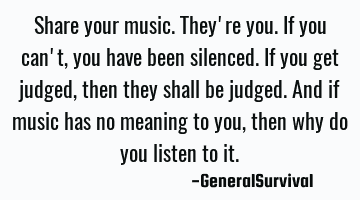 Share your music. They