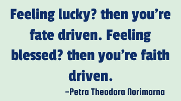 Feeling lucky? then you