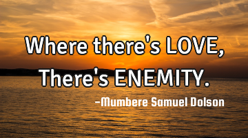 Where there