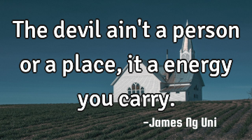 The devil ain