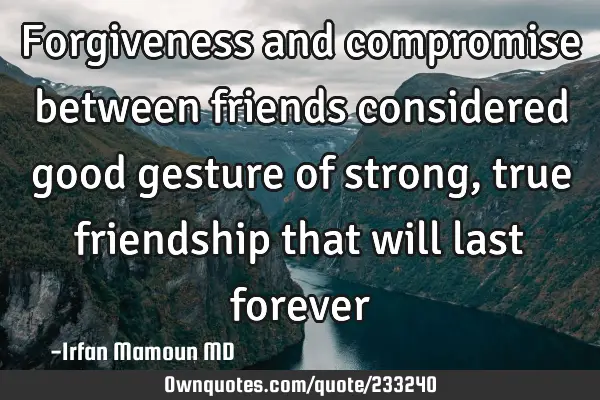 quotes about true friends and forgiveness