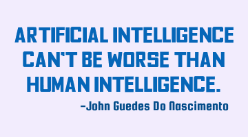 Artificial Intelligence can