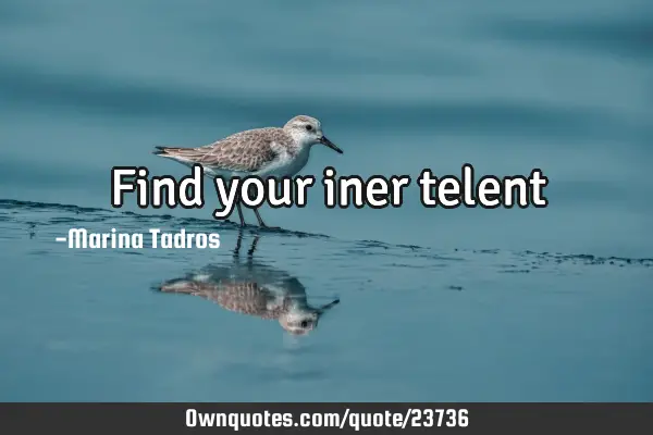 Find your iner
