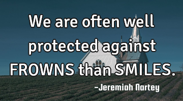 We are often well protected against FROWNS than SMILES.