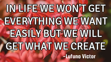 IN LIFE WE WON