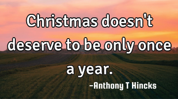 Christmas doesn