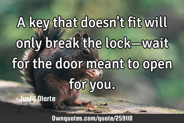 A key that doesn