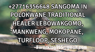 +27716356648 SANGOMA IN POLOKWANE TRADITIONAL HEALER LEBOWAKGOMO, MANKWENG, MOKOPANE, TURFLOOP, SESH