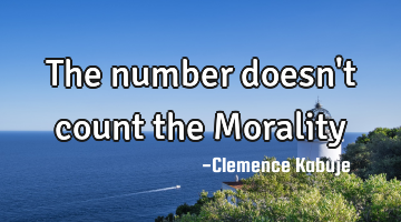 The number doesn