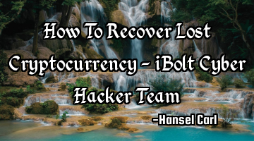 How To Recover Lost Cryptocurrency - iBolt Cyber Hacker Team