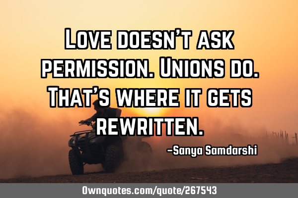 Love doesn