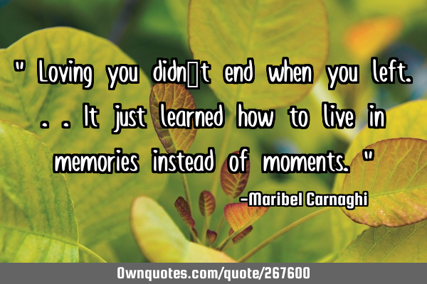 " Loving  you didn