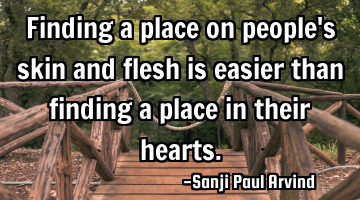 Finding a place on people