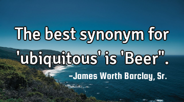 The best synonym for 