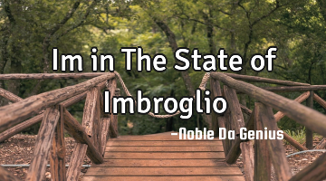 Im in The State of Imbroglio