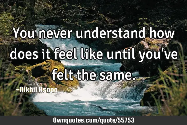 you-never-understand-how-does-it-feel-like-until-you-ve-felt-ownquotes