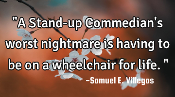 "A Stand-up Commedian