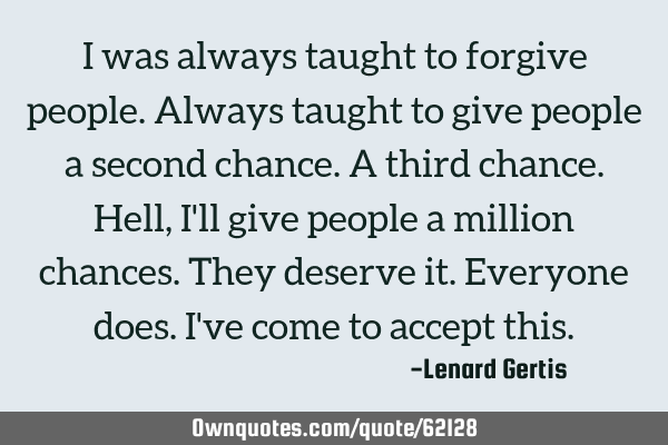 third chance quotes