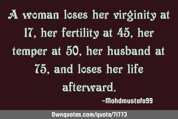 When A Woman Loses Her Virginity Telegraph